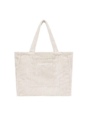 Cord Towelling Bag - Cream