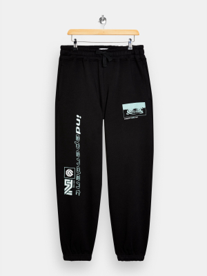 Independent Print Sweatpants In Black