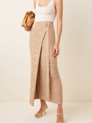 Matilde Cotton Wrap Skirt