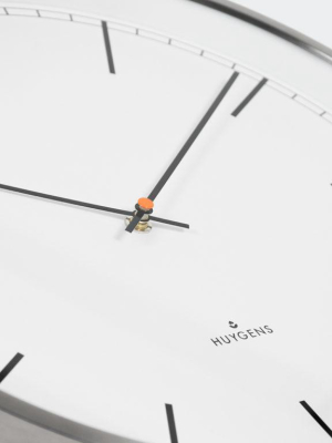 One25 Silent Wall Clock White Index