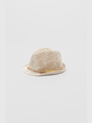 Hat With Cord Band