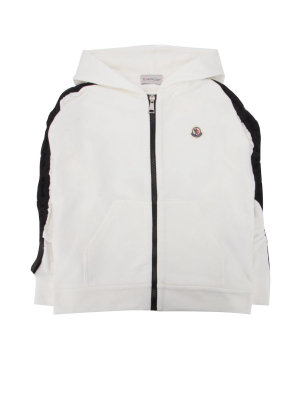 Moncler Enfant Logo Patch Bomber Jacket