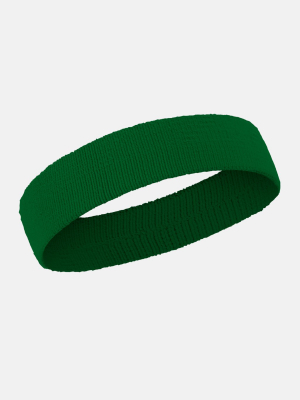 Hue Dark Green Cotton Headband