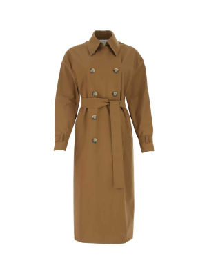 Harris Wharf London Double-breasted Trench Coat