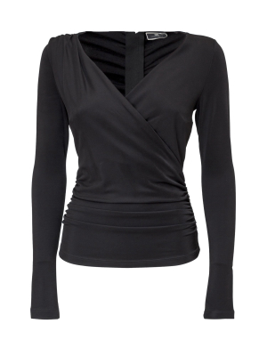 Elisabetta Franchi V-neck Wrap Blouse