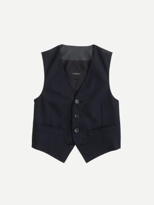 Boys' Ludlow Suit Vest In Italian Wool