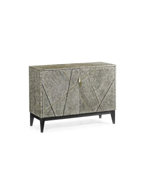 Geometric Accent Cabinet