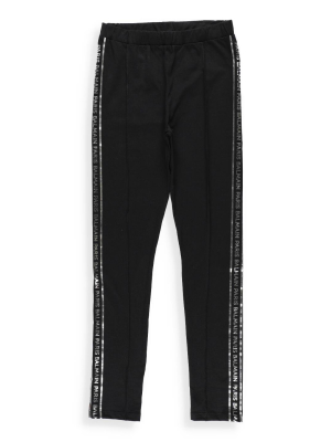 Balmain Kids Side Logo Tape Track Pants