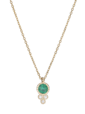 Emerald Crown Necklace