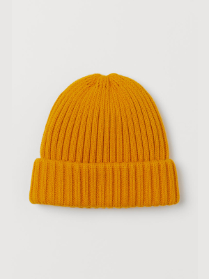 Rib-knit Hat