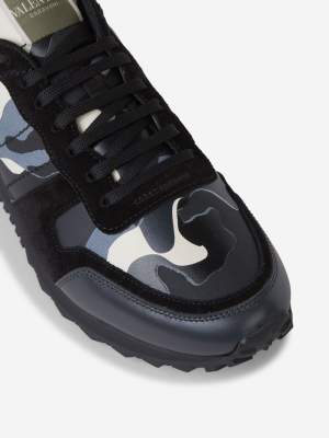 Valentino Garavani Rockstud Camouflage Sneakers