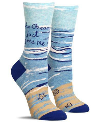 Ocean Gets Me Socks | Womens