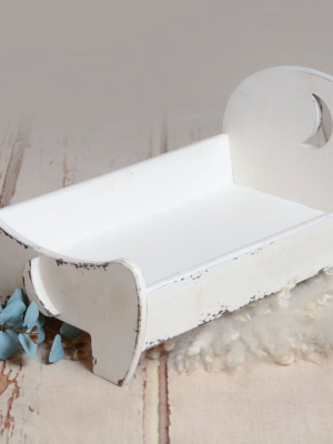 Vintage Bed - Enchanted Moon - White