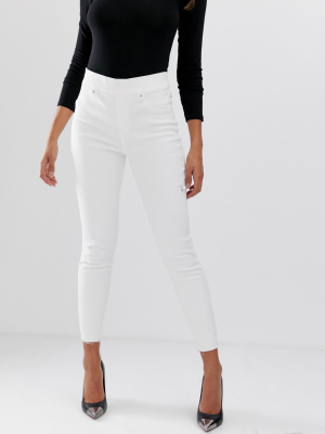 Spanx Shape And Lift Distressed Skinny Jeans