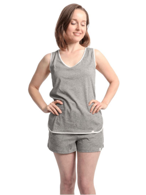 Pima Tank And Short Pajama Set