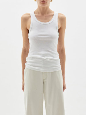 Slim Superfine Rib Tank