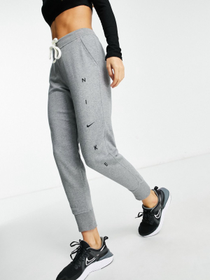 Nike Training Fleece Sweatpants In Gray