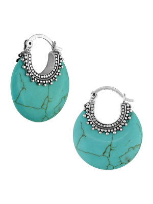 Women's Drop Earrings - Turquoise