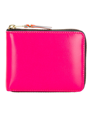 Comme Des Garçons Wallet Colour-block Zipped Wallet