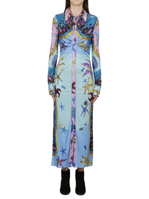 Versace Trésor De La Mer Midi Dress