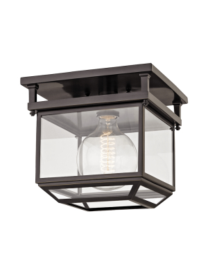 Hudson Valley Lighting Rutherford Ceiling Lamp - Old Bronze & Clear