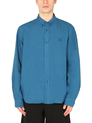 Kenzo Tiger Long-sleeve Buttoned Shirt