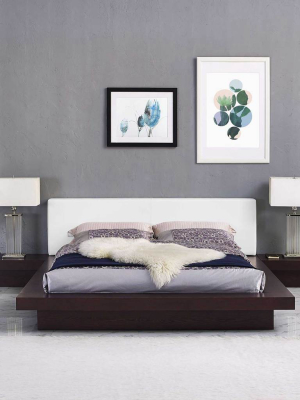 Freyja 3 Piece Vinyl Bed Cappuccino/white