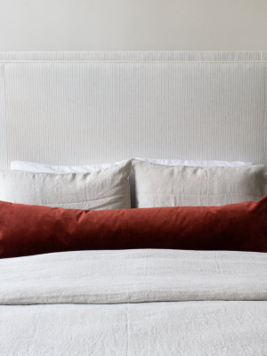 S|h Currant Velvet Lumbar Pillow