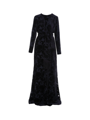 Max Mara Velvet Maxi Dress