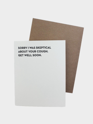 Skeptical Card