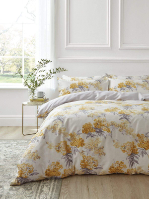 Juliana Super King Duvet Set In Yellow 260x220cm