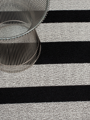 Bold Stripe Shag Indoor/outdoor Mat