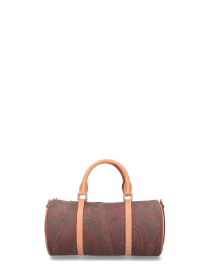 Etro Paisley Print Boston Tote Bag