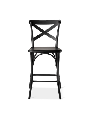 24" French Bistro High Back Counter Height Barstool - Threshold™