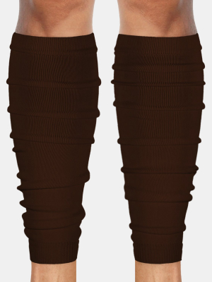 Hue Brown Football Leg Sleeves