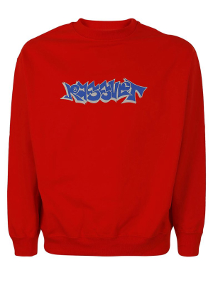 Paccbet Graffiti Print Sweatshirt