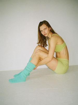 Seafoam Slouch Socks