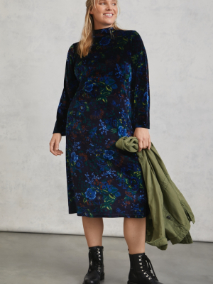 Constance Velvet Midi Dress