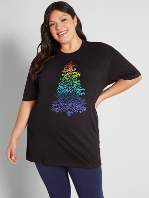 Technicolor Dream Tree Graphic Tee