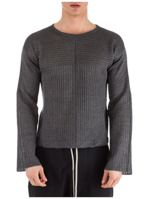 Rick Owens Ribbed Crewneck Sweater