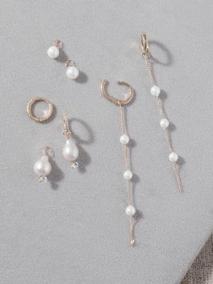 Lemmon Pearl Earring Pack