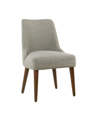 Hemet Gayle Side Chair Woven Gray - Homepop