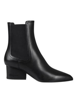 Salvatore Ferragamo Pointed-toe Chelsea Boots