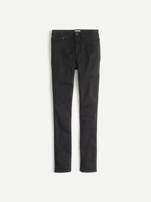 9" High-rise Stretchy Toothpick Jean In New Black