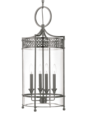 Amelia 4 Light Pendant Antique Nickel