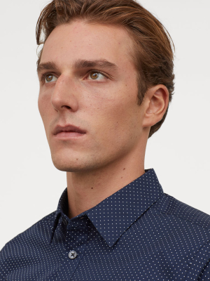 Slim Fit Easy-iron Shirt