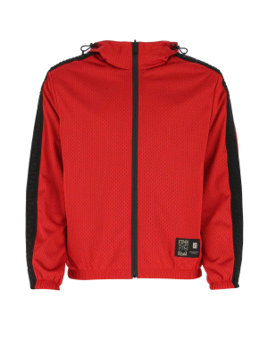 Fendi X K-way Perforated Zipped Jacket