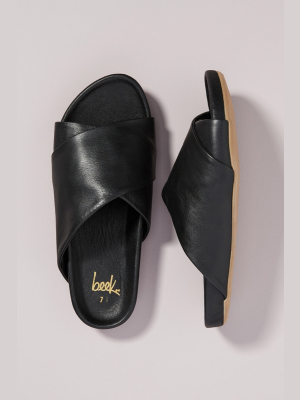 Beek Kia Leather Slide Sandals