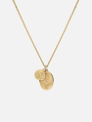 Mini Dove Necklace, Gold