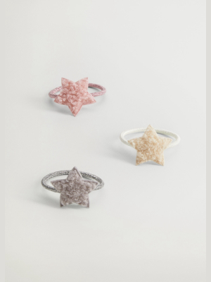 Star Hair Tie 3 Pack